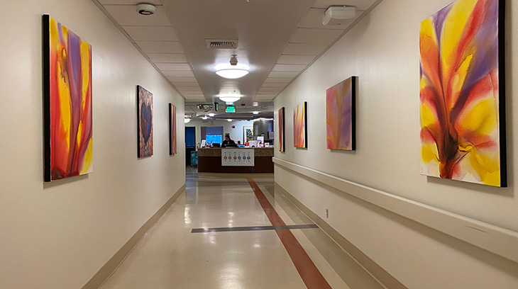Sharp Grossmont Hospital hallway